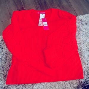 Bright Coral Lilly sweater